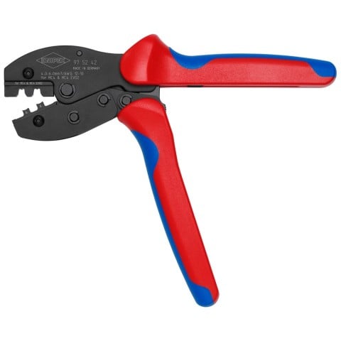 Knipex 97 52 42 PreciForce Crimping Pliers for MC4/MC4 Evo 2 - open jaw view