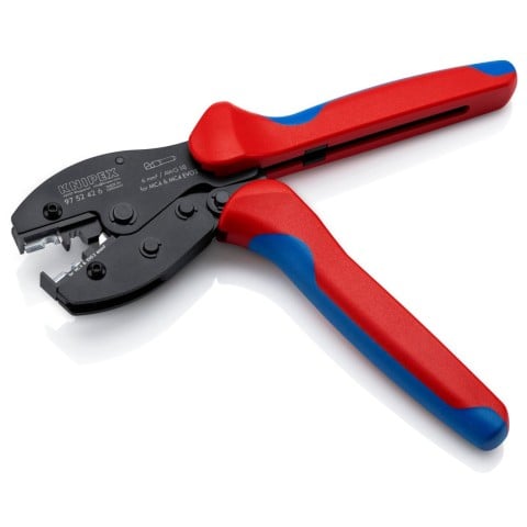Knipex 97 52 42 6 PreciForce Crimping Pliers for MC4/MC4 Evo 2 - open jaw view