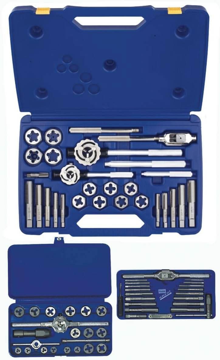 Irwin 97606 HANSON Machine Screw Fractional Tap And Die 66 Piece Set