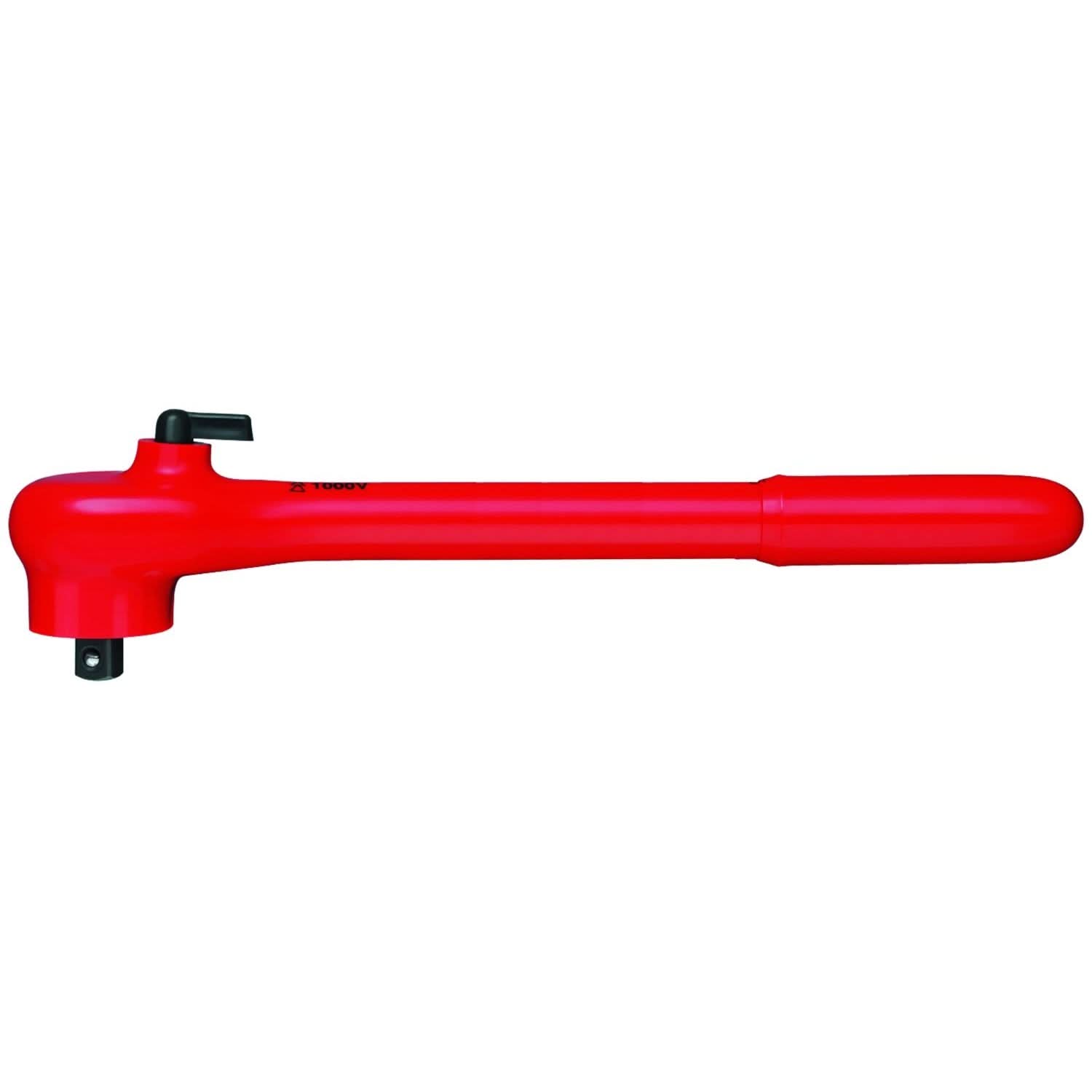 Knipex 98 41 Reversible Ratchet, 1/2" Drive-1000V Insulated