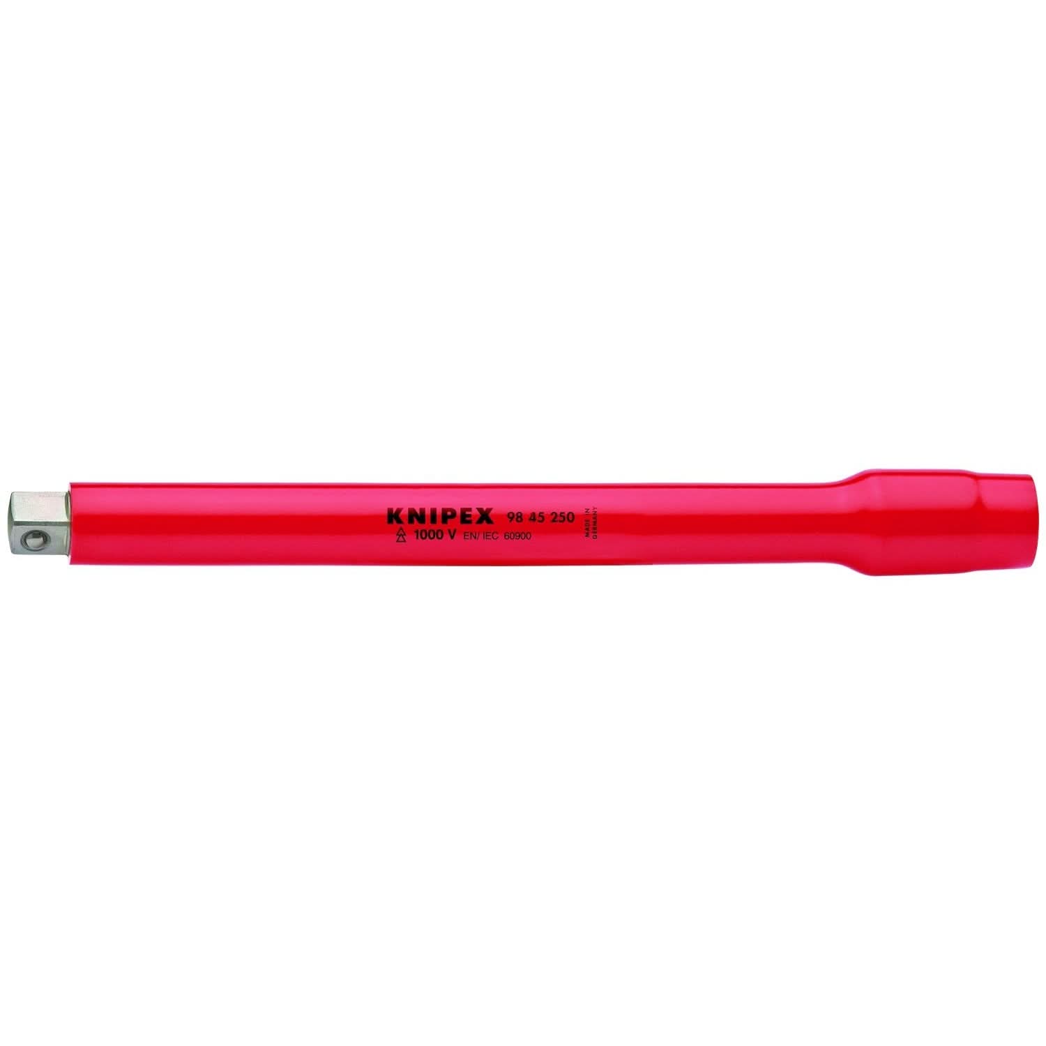 Knipex 98 45 250 Extension Bar, 1/2" Drive-1000V Insulated