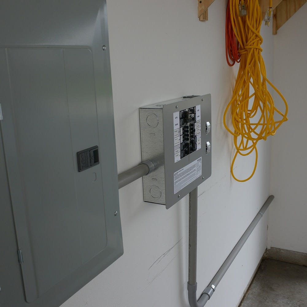 Generac 9854 50 Amp Indoor Transfer Switch Kt for 10-16 circ, Stand-alone, Upgradeable