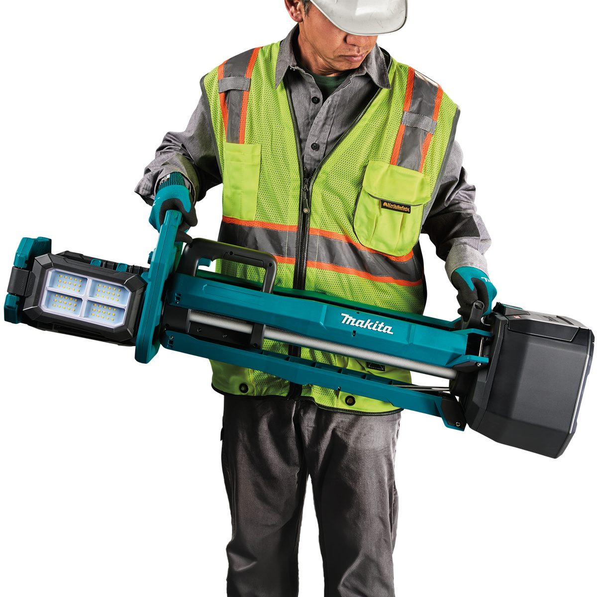 Makita 40V max XGT / 18V LXT 15,000-Lumen Cordless Tower Work Light, Tool Only feature detail (ML014G)