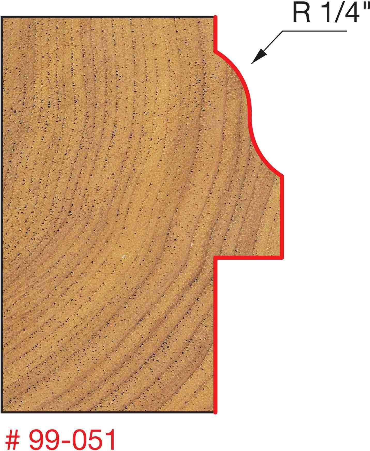 Freud 99-051 1-11/32-Inch Window Sash & Rail Router Bit