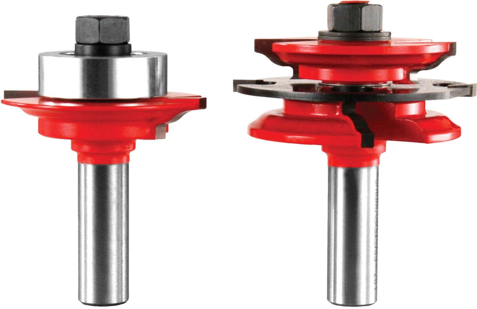 Freud 99-281 2-3/8-Inch Recoverable Bead Glass Door Router Bit Sets