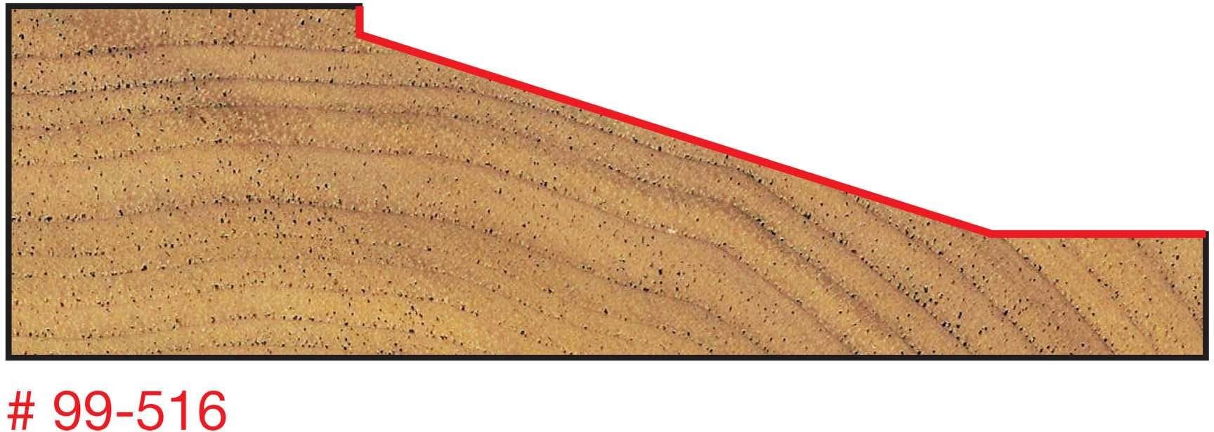 Freud 99-516 3-1/2-Inch Raised Panel Router Bit (Quadra-Cut)