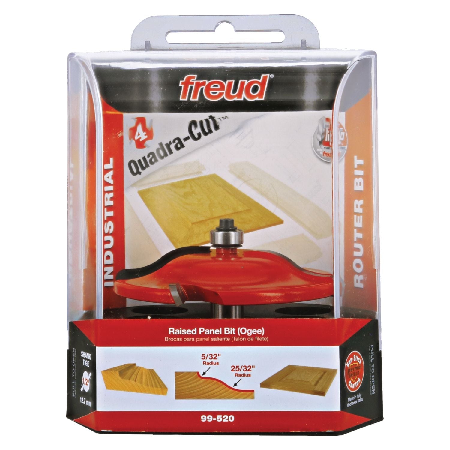 Freud 99-520 3-1/2-Inch Raised Panel Router Bit (Quadra-Cut)