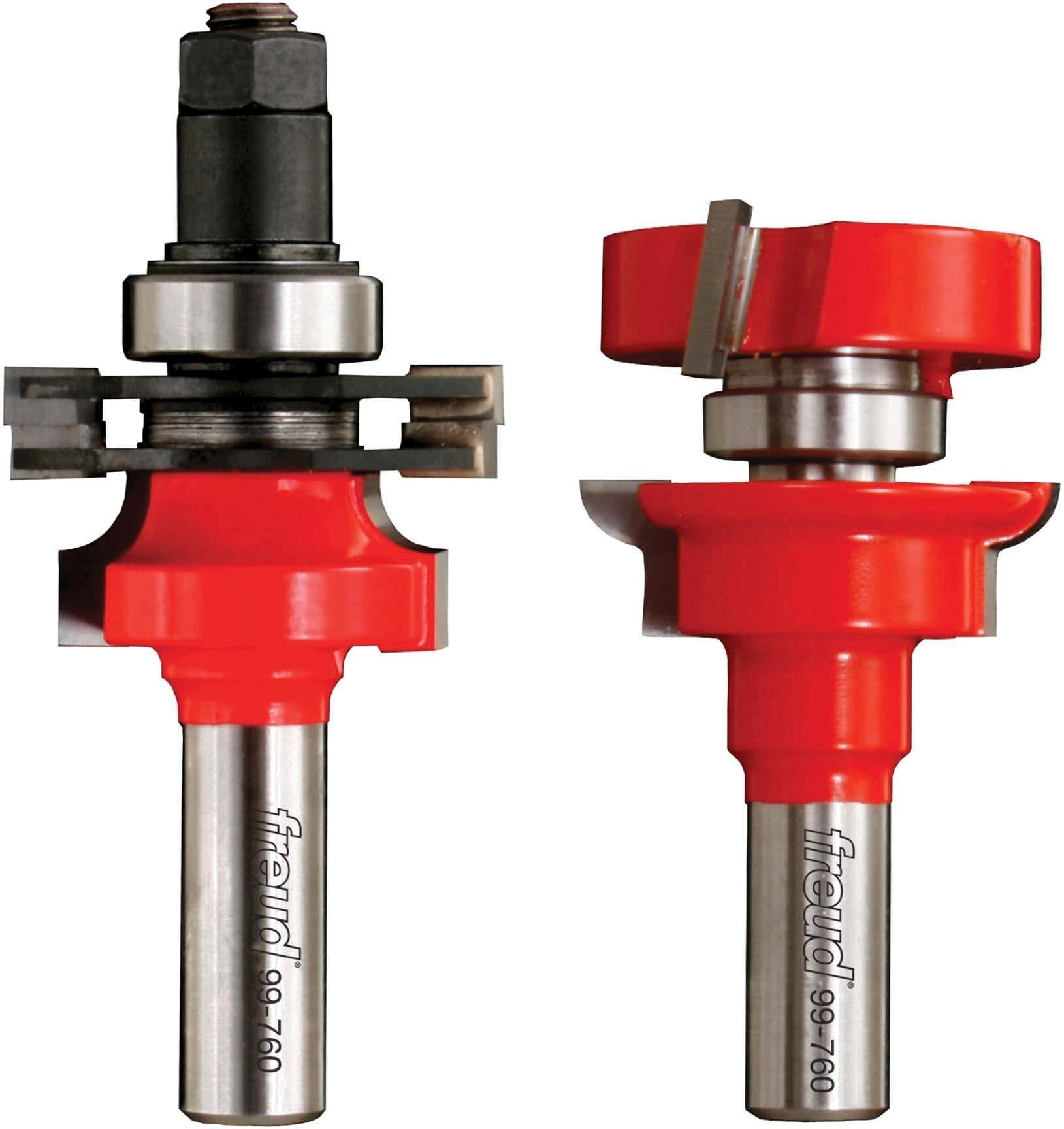 Freud 99-760 1-11/16-Inch Premier Adjustable Rail & Stile Router Bit - Round Over
