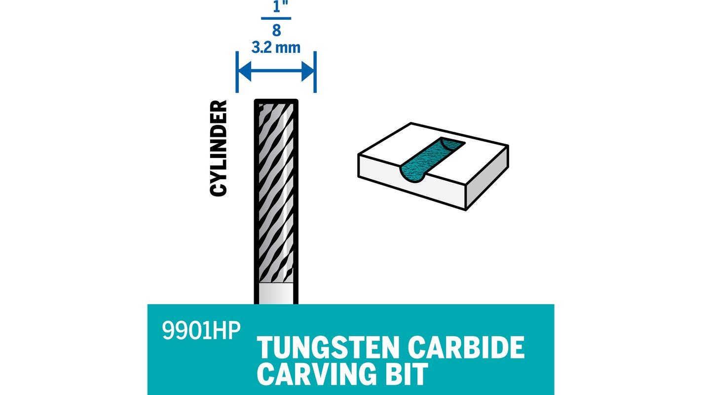 Dremel 9901HP High Performance Tungsten Carbide Cutter