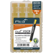 Pica 991/44 VISOR Luminescent Permanent Marker Refill, Yellow (4-Pack)
