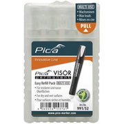 Pica 991/52 VISOR Luminescent Permanent Marker Refill, White (4-Pack)