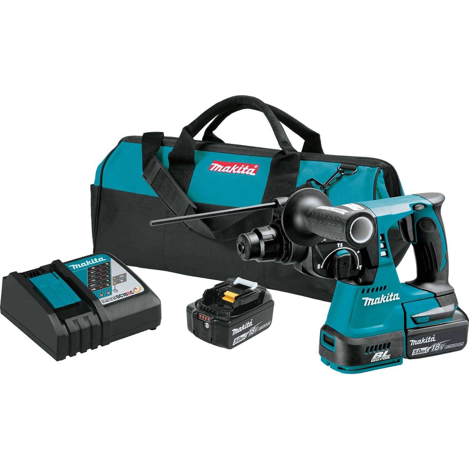 Makita XRH01T 18V LXT Lithium-Ion Brushless Cordless 1" 
SDS-PLUS Rotary Hammer Kit (5.0Ah)