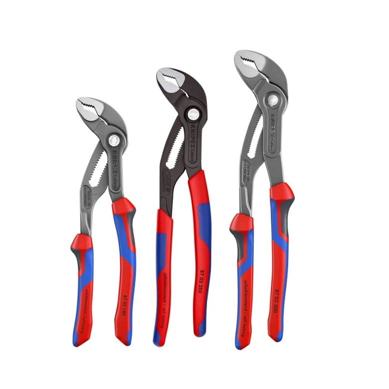 Knipex 9K 00 80 05 US 3-Piece Cobra Water Pump Pliers Set