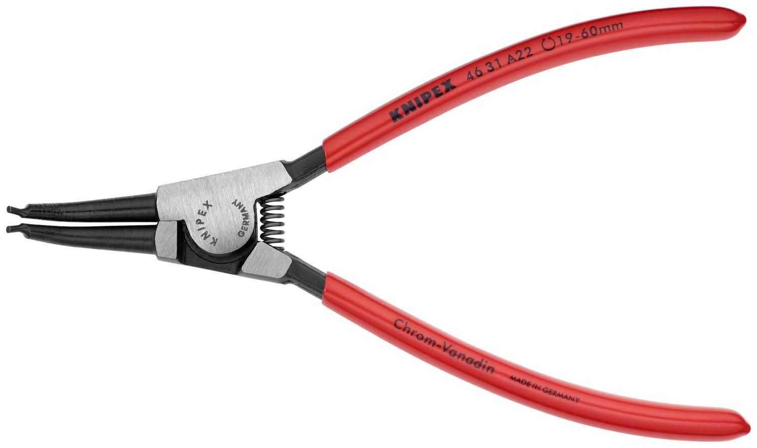 Knipex 9K 00 19 02 US 4 Pc External Snap Ring Set-45 Degree