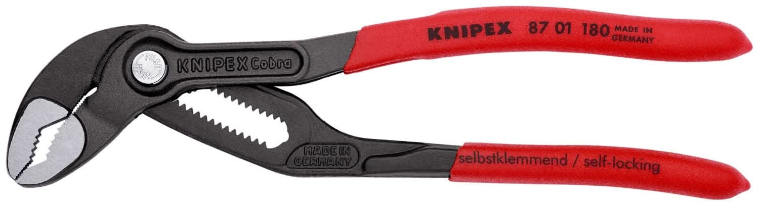 Knipex 9K 00 80 138 US 4 Pc Cobra Pliers Set with 10 Pc Tool Holder