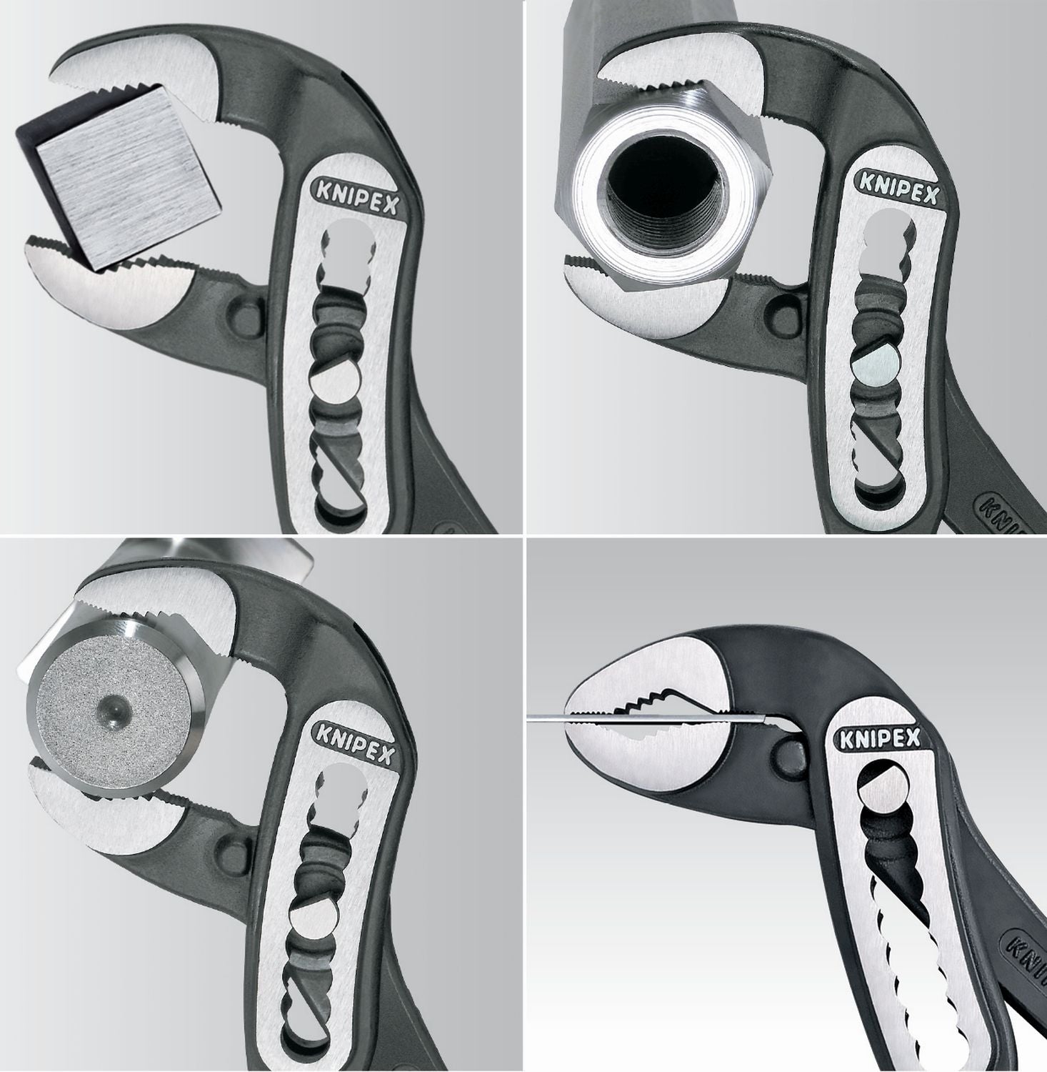 Knipex 9K 00 80 139 US 3 Pc Alligator Pliers Set with 10 Pc Tool Holder