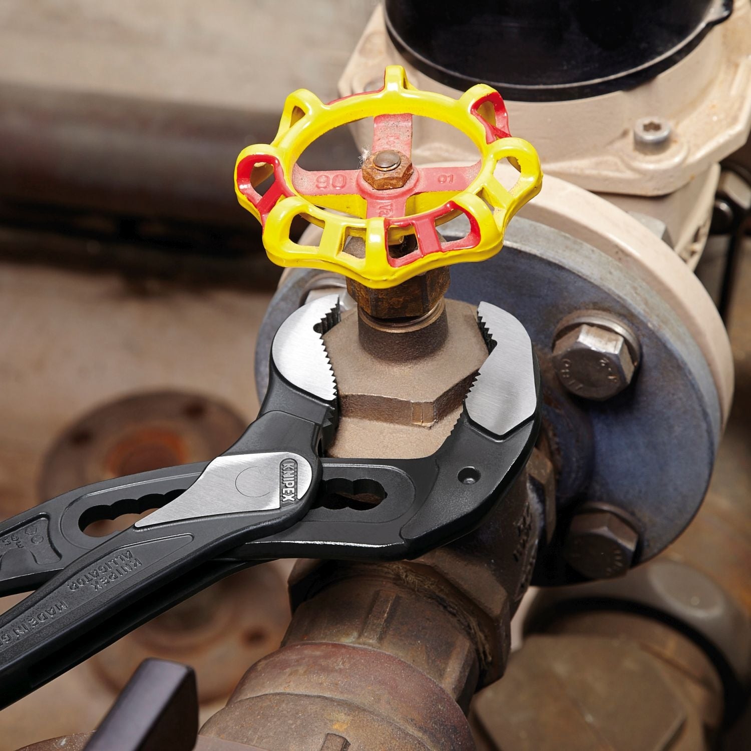 Knipex 9K 00 80 139 US 3 Pc Alligator Pliers Set with 10 Pc Tool Holder