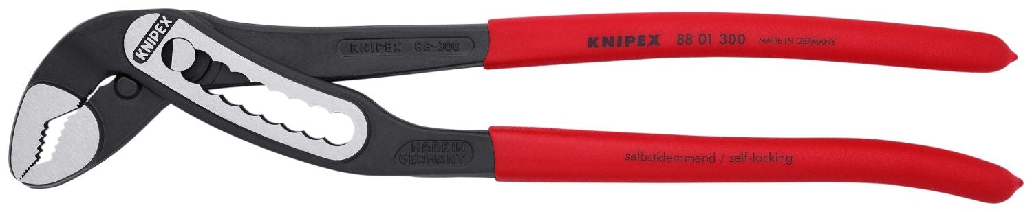 Knipex 9K 00 80 139 US 3 Pc Alligator Pliers Set with 10 Pc Tool Holder