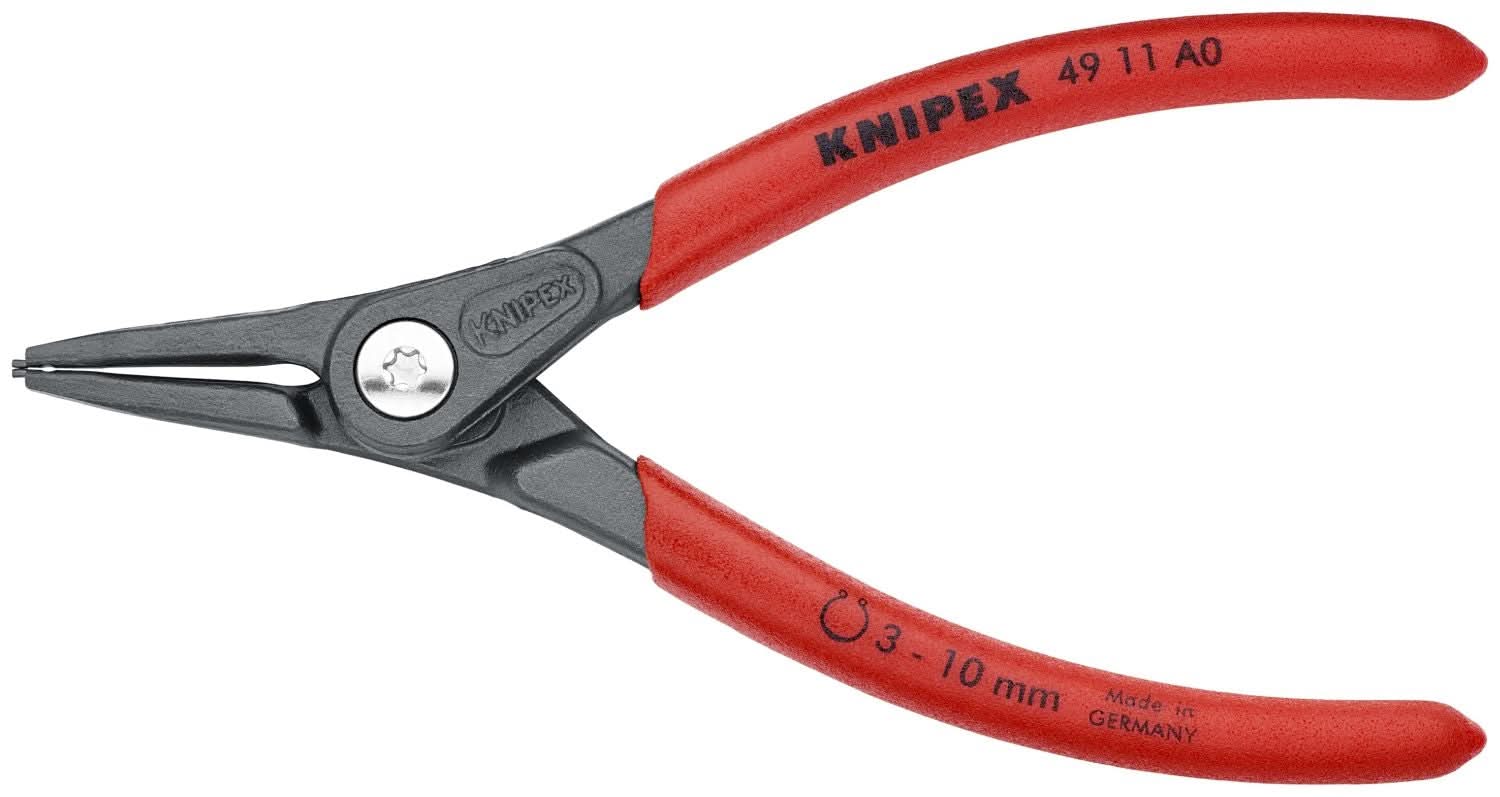 Knipex 9K 00 80 50 US 4 Pc External Precision Snap Ring Set in a Tool Roll