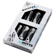 Witte 9T 670007 MAXXPRO 6 Pc Stainless Steel Set: 4 Slotted, 2 Phillips