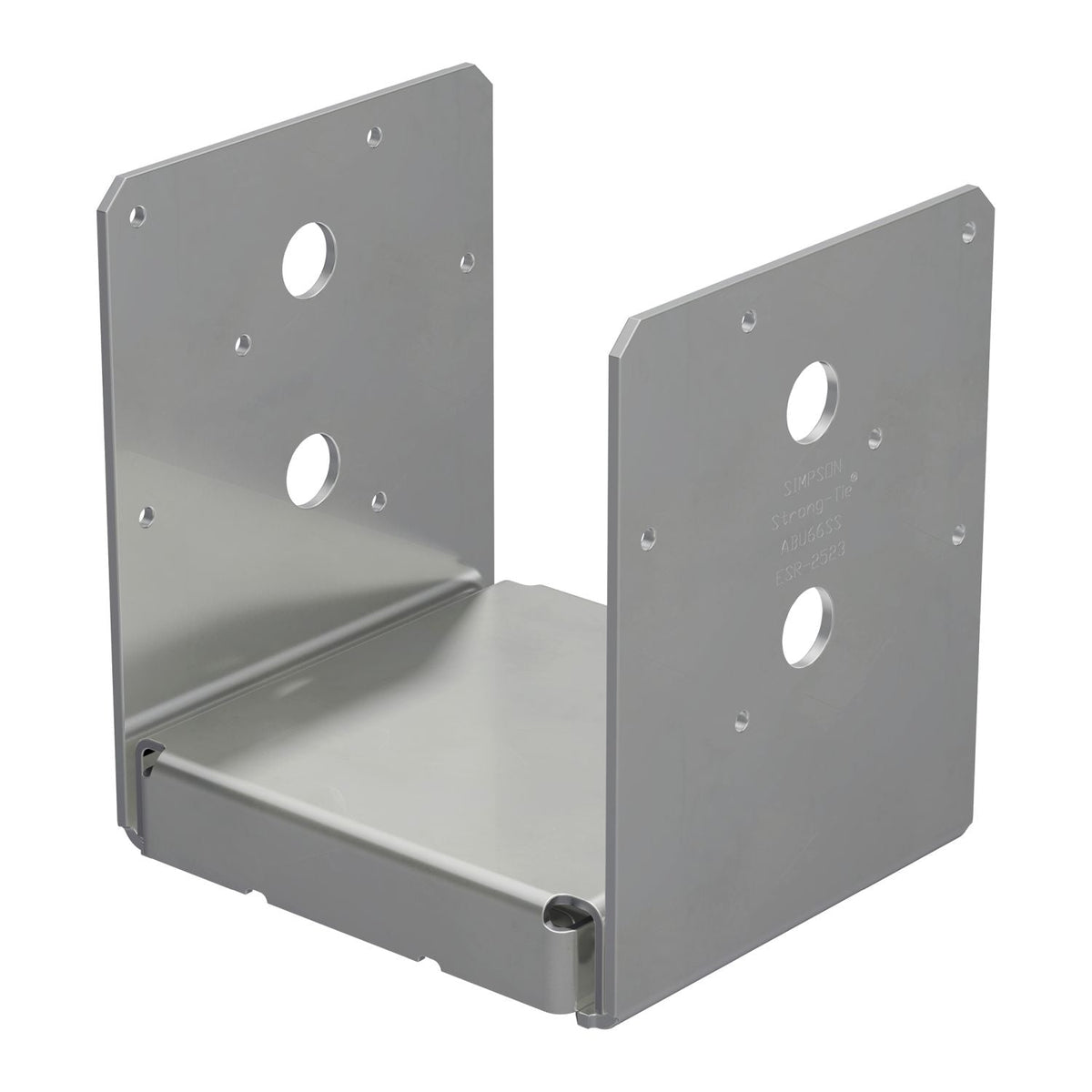 Abu66 Simpson Strong-Tie Stainless-Steel Adjustable Post Base for 6x6 (ABU66 ...