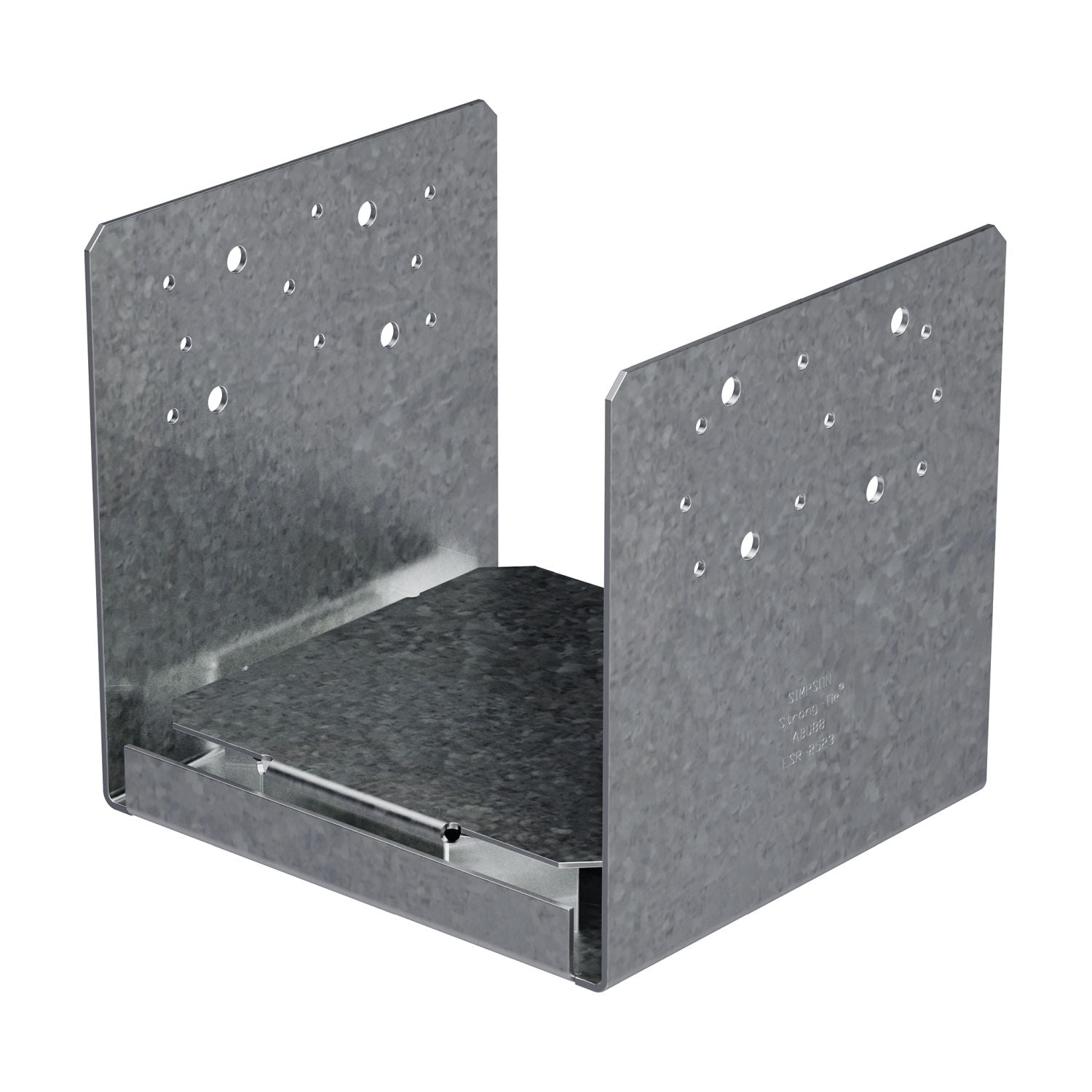 Simpson Strong-Tie ABU88RHDG ABU Hot-Dip Galvanized Adjustable Standoff Post Base for 8x8 Rough