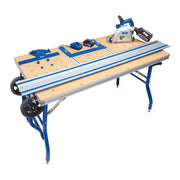 Kreg 20V Cordless Ionic Drive Adaptive Cutting System Track Saw + 62-in. Guide Rail + Project Table Master 4.0Ah Kit (ACSCT3000B)