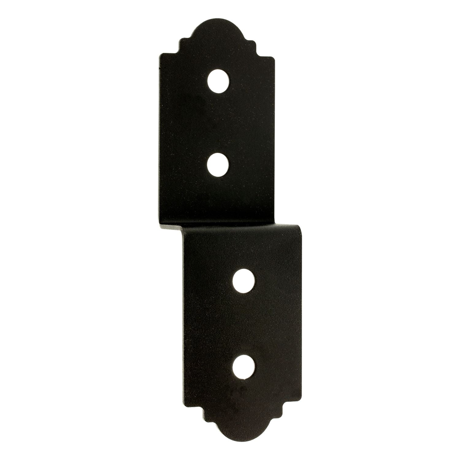 Simpson Strong-Tie APDJT2-4 Outdoor Accents Mission Collection 3-in. ZMAX, Black Powder-Coated Deck Joist Tie for 2x
