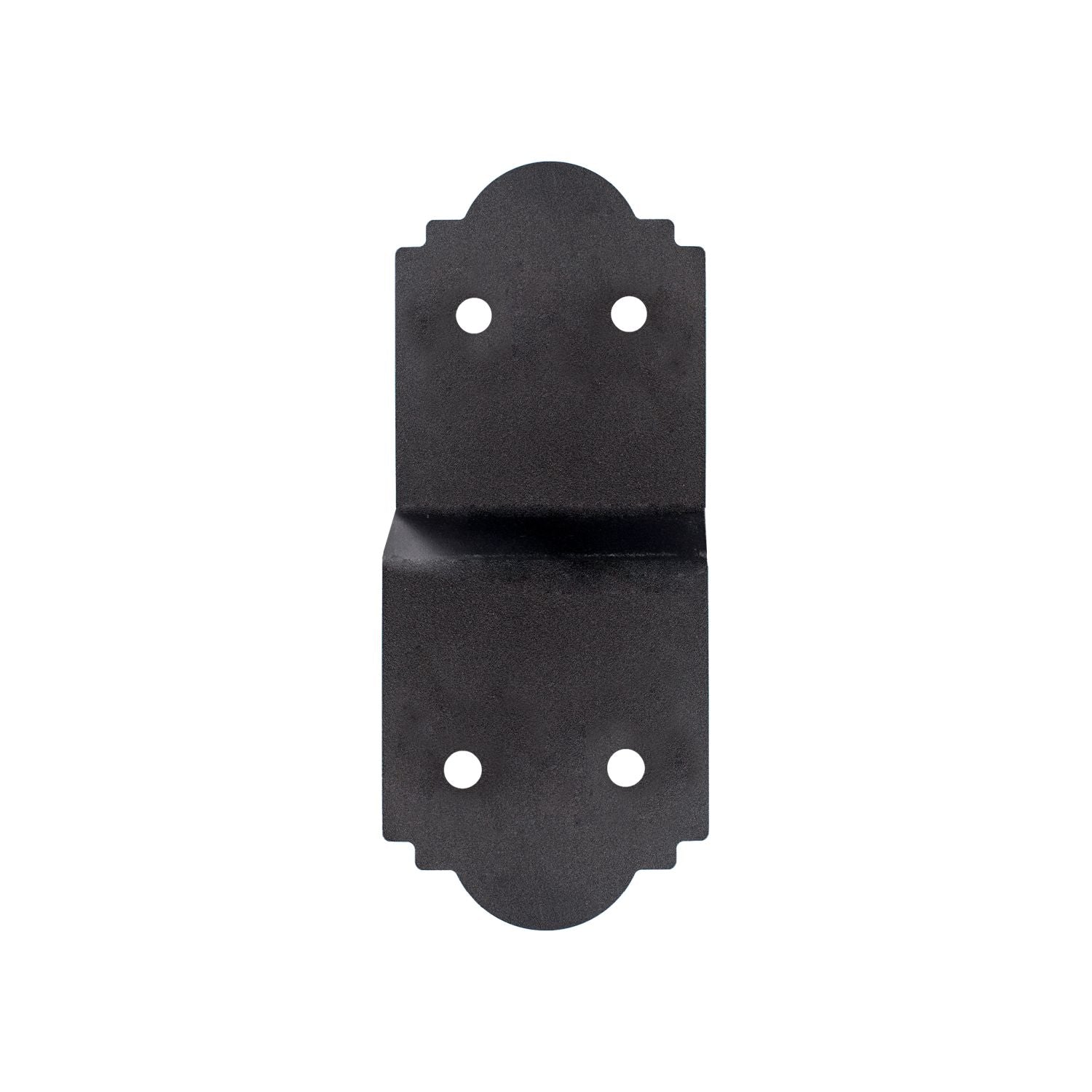 Simpson Strong-Tie APDJT2-6 Outdoor Accents Mission Collection 5-in. ZMAX, Black Powder-Coated Deck Joist Tie for 2x