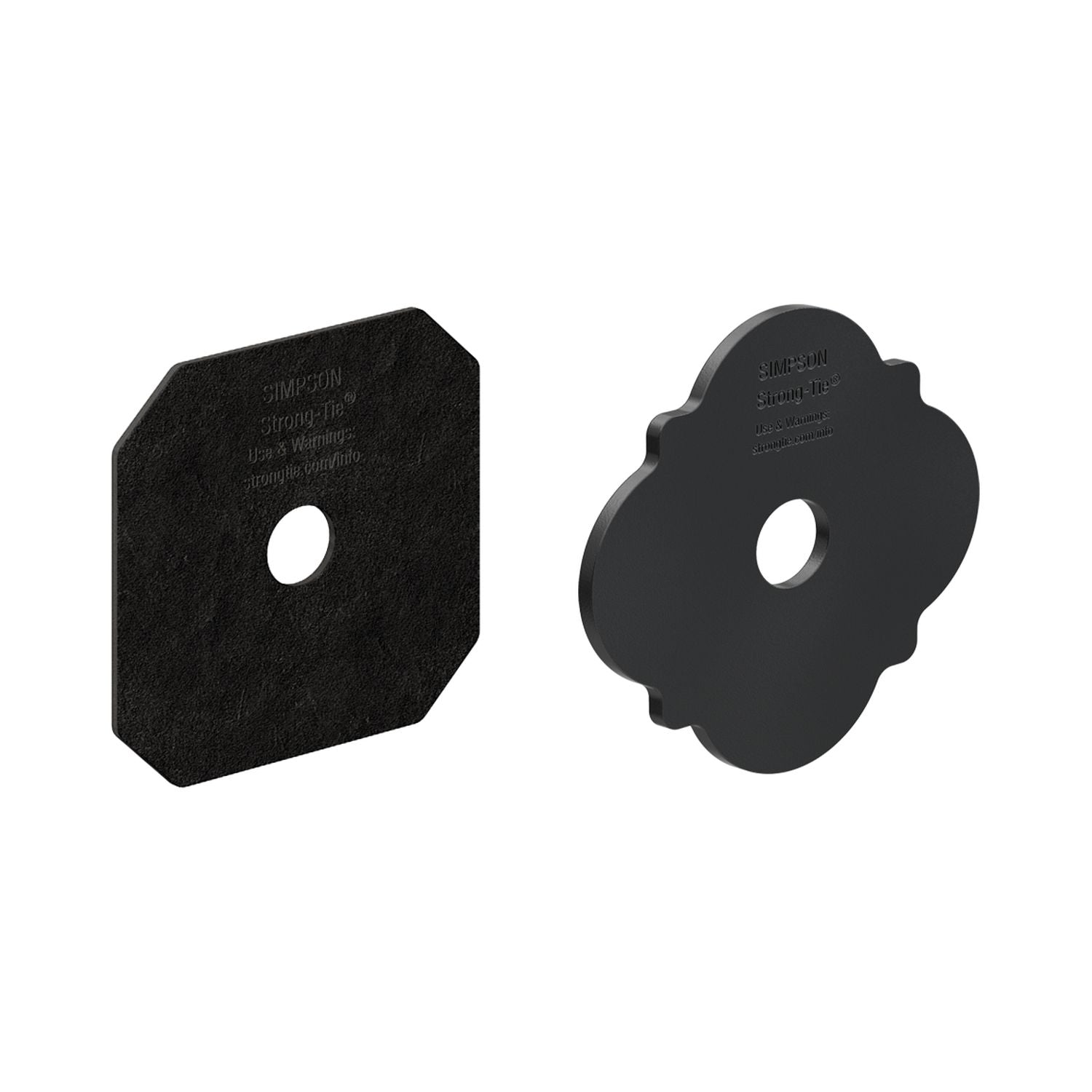 Simpson Strong-Tie APDMW56 Outdoor Accents Mission Collection ZMAX, Black Powder-Coated Decorative Washer