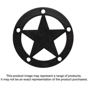Simpson Strong-Tie APDTS3 Outdoor Accents Mission Collection ZMAX, Black Powder-Coated Decorative Star