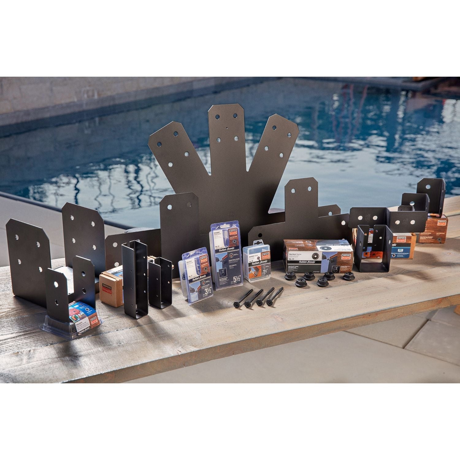 Simpson Strong-Tie APLH210 Outdoor Accents APLH ZMAX, Black Light Joist Hanger for 2x10