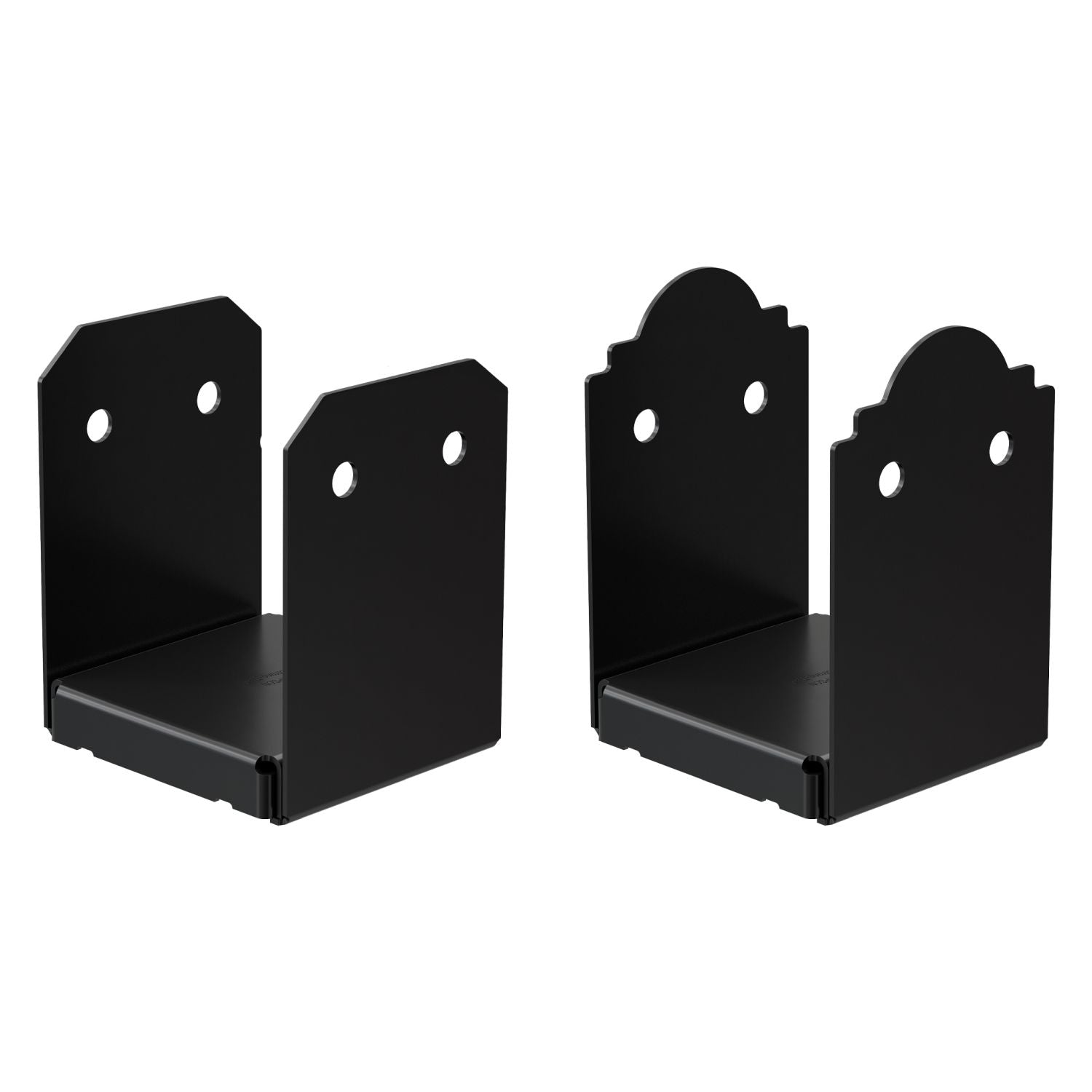Simpson Strong-Tie Outdoor Accents Avant Collection ZMAX, Black Powder-Coated Post Base for 6x6 (APVB66)