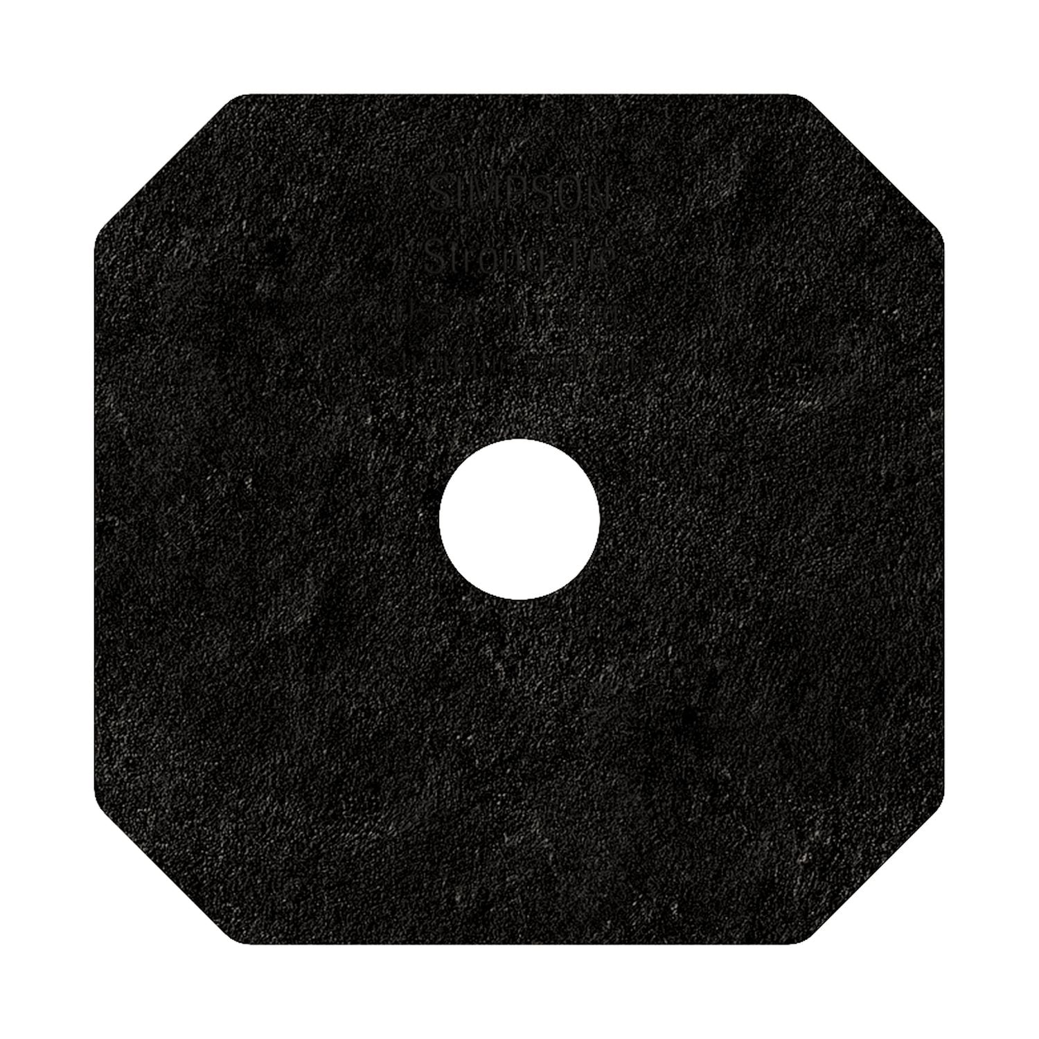 Simpson Strong-Tie APVDW56 Outdoor Accents Avant Collection Z-MAX, Black Powder-Coated Decorative Washer