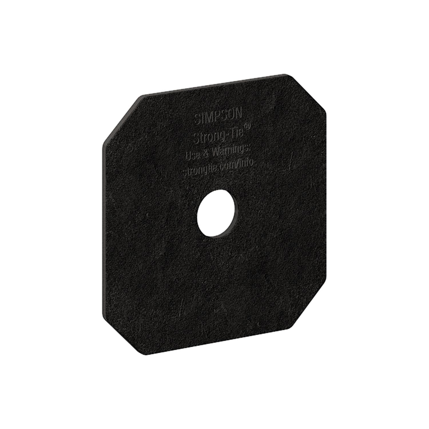 Simpson Strong-Tie APVDW56 Outdoor Accents Avant Collection Z-MAX, Black Powder-Coated Decorative Washer