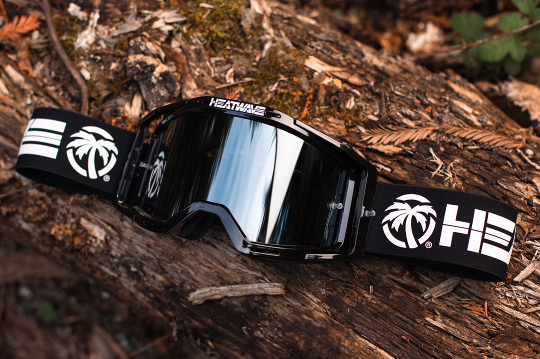 Heat Wave Billboard Icon BLACK MXG-250 Moto Goggle