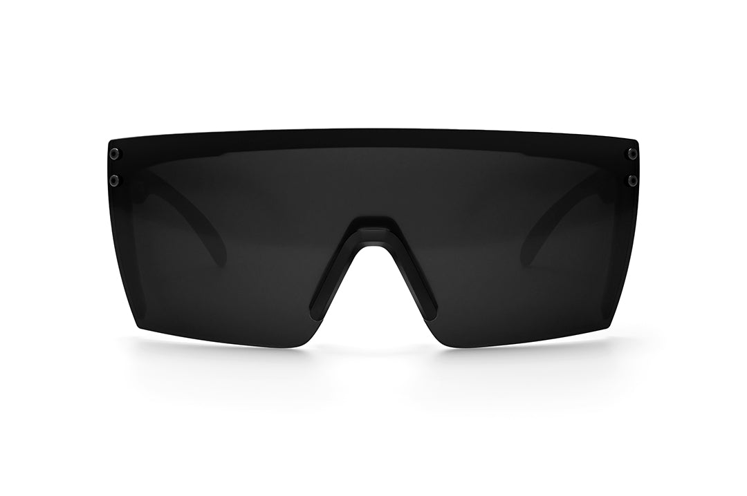 Heat Wave Lazer Face Black Frame Anti Fog Black Lens Z87 Sunglasses
