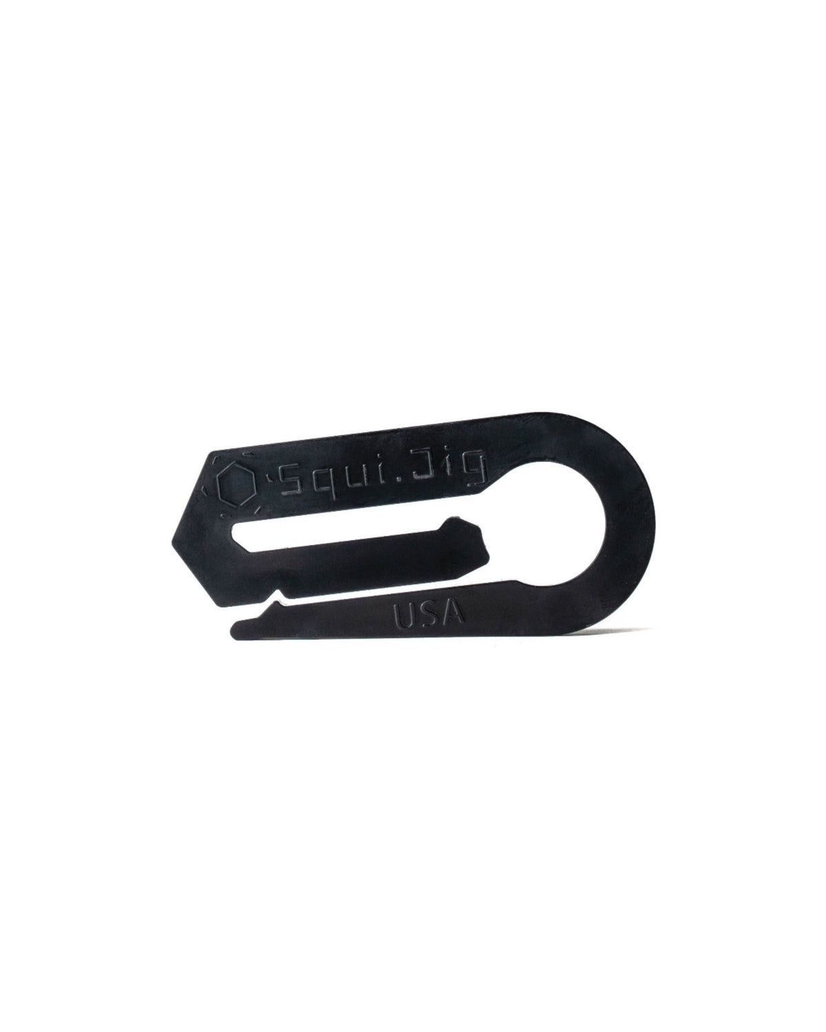 SquiJig Framing Jig Holder for 1.5-in. and 3-in. Jigs, Black on a white background