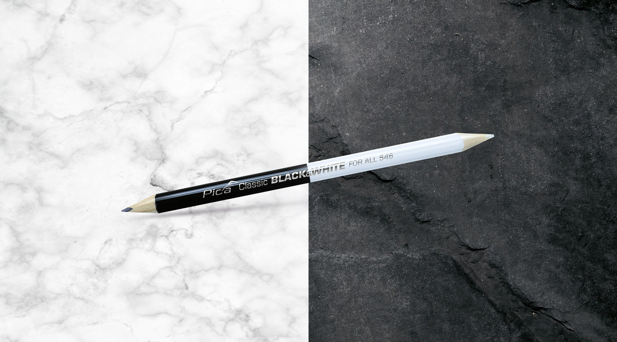 Pica Dry 546 Classic Black & White Universal Marking Pencil (546/24)