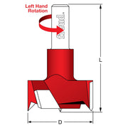 Freud CB20070L 26mm Cylinder Hinge Router Bit
