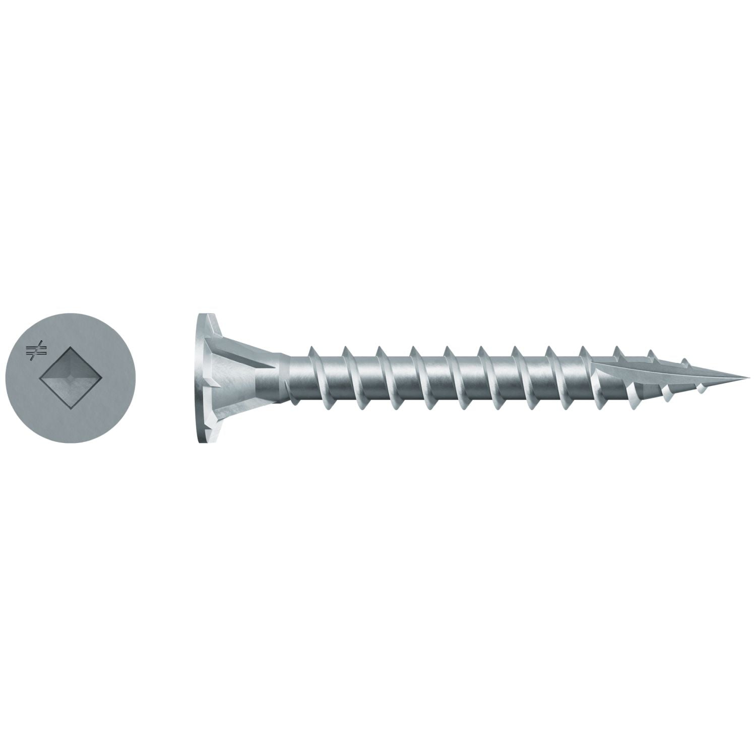 Simpson Strong-Tie CB3BLG158S CB3BLG Fiber-Cement Board Screw (Collated),  #10 x 1-5/8-in. #3 SQU, 1500-Pack