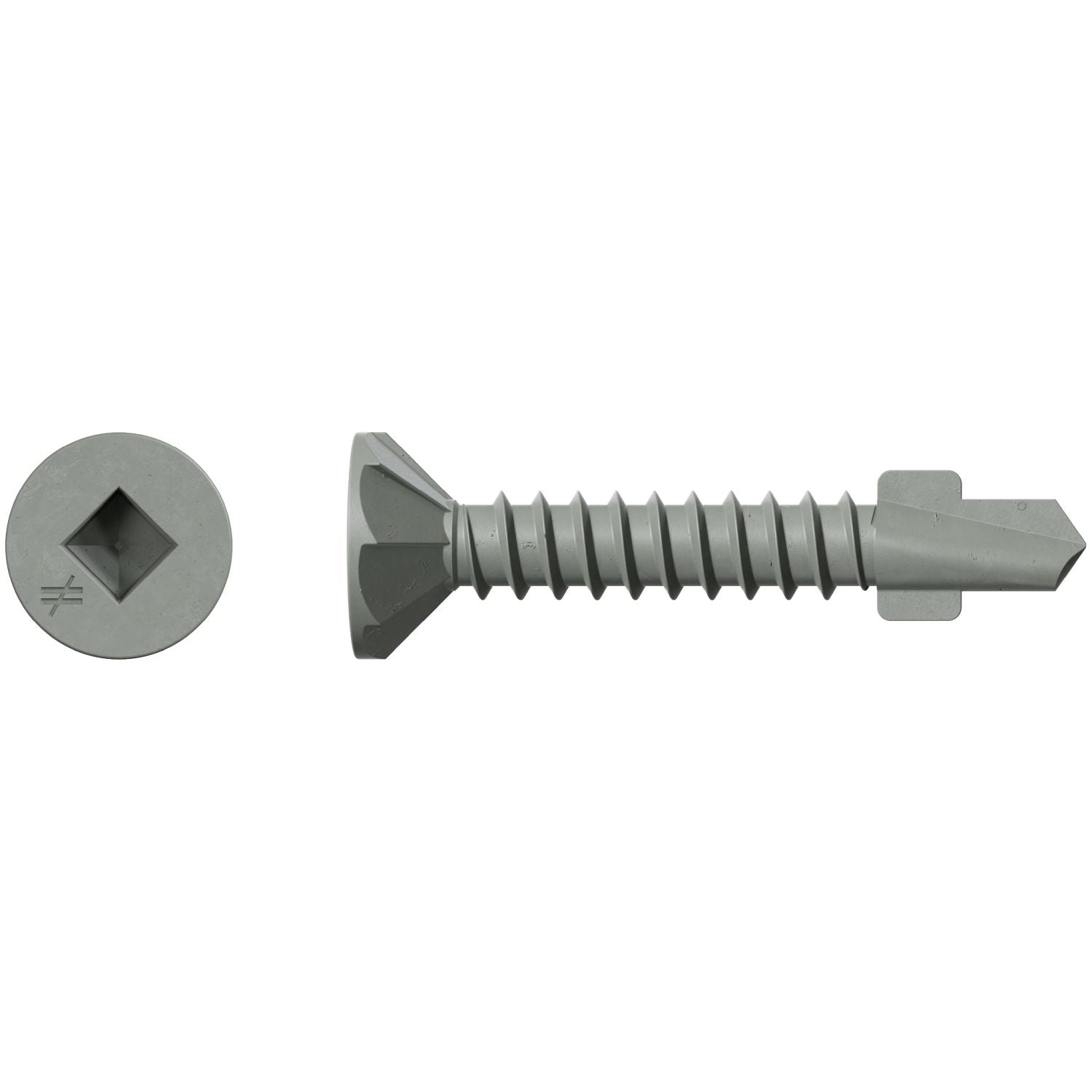 Simpson Strong-Tie CBSDQ106-5K CBSDQ Sheathing-to-CFS Screw,  #8 x 1-1/16-in. #2 Square Undersized, Quik Guard, 5000-Pack