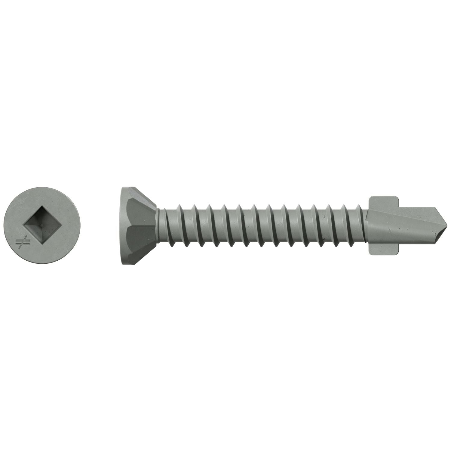Simpson Strong-Tie CBSDQ138-5K CBSDQ Sheathing-to-CFS Screw,  #10 x 1-3/8-in. #2 Square Undersized, Quik Guard, 5000-Pack