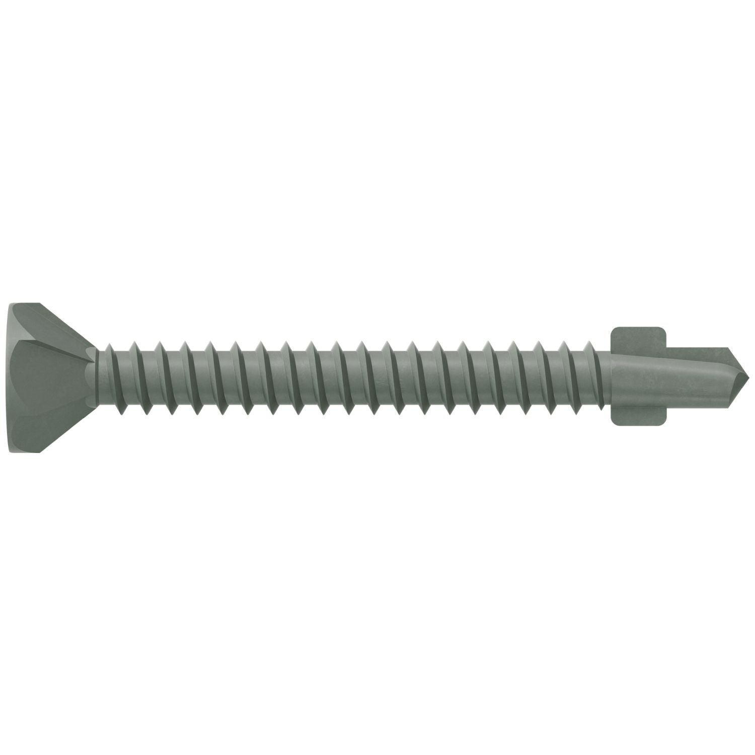 Simpson Strong-Tie CBSDQ158-3K CBSDQ Sheathing-to-CFS Screw,  #8 x 1-5/8-in. #2 Square Undersized, Quik Guard, 3000-Pack