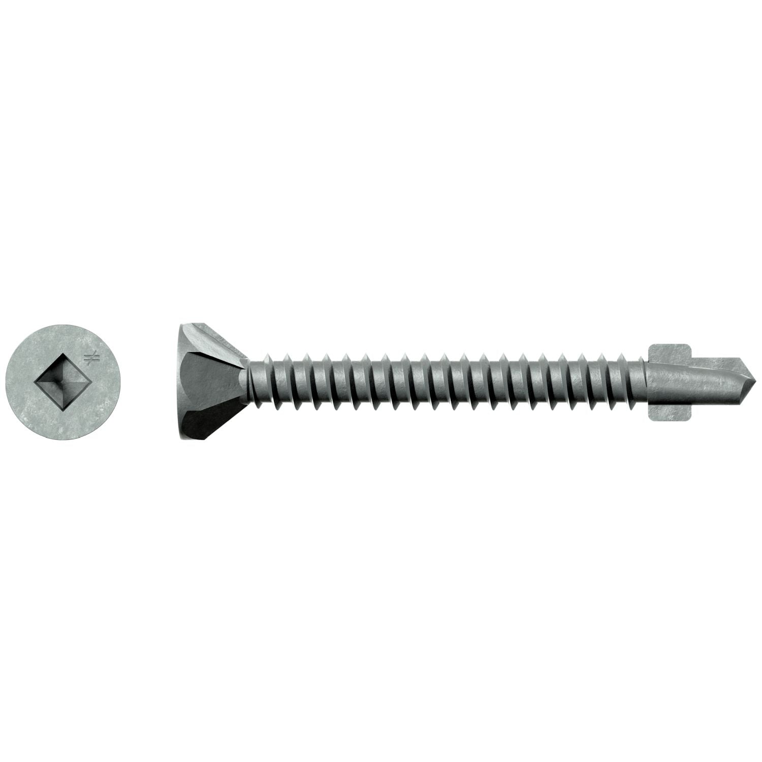 Simpson Strong-Tie CBSDQ158S CBSDQ Sheathing-to-CFS Screw (Collated),  #8 x 1-5/8-in. #2 Square Undersized, 1500-Pack
