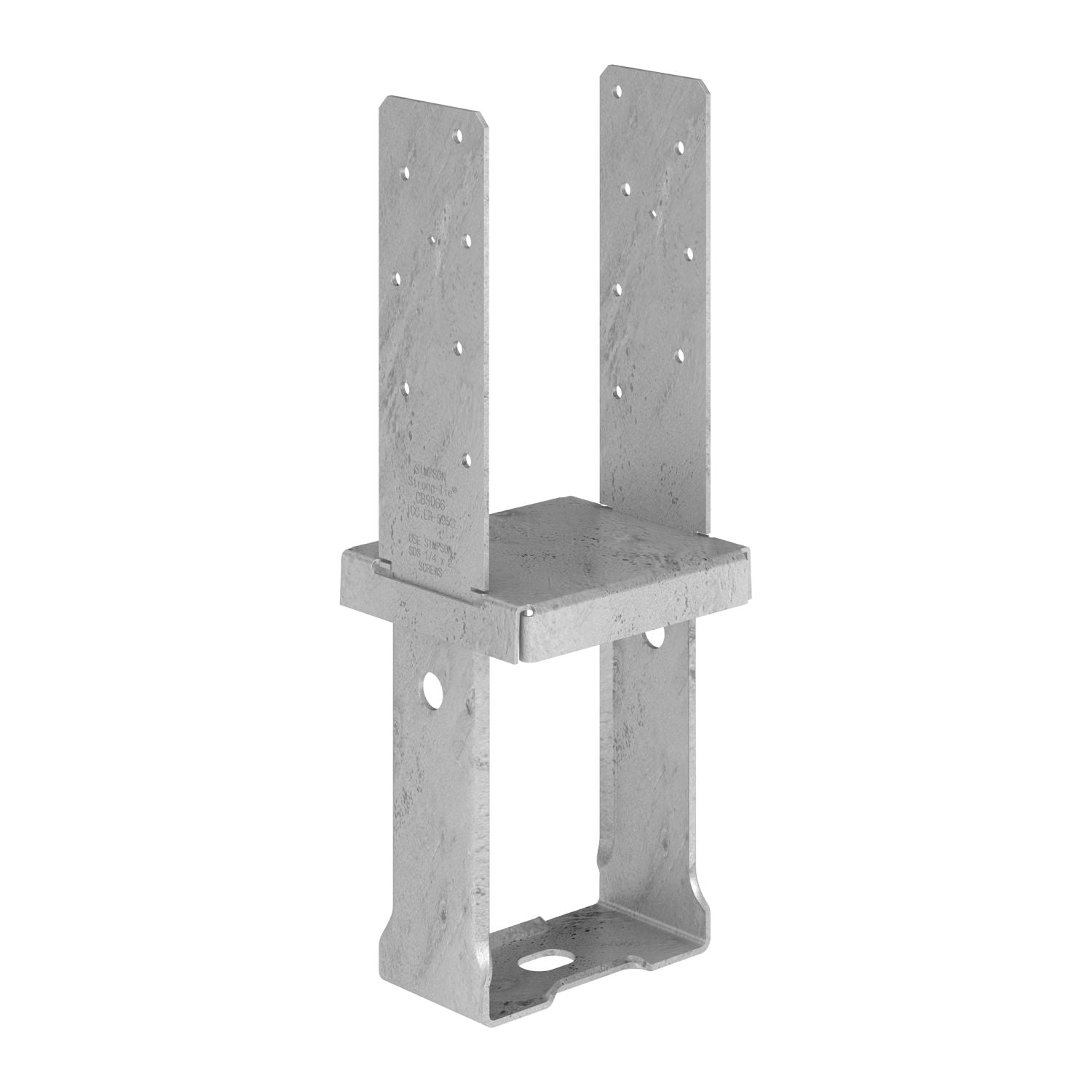 Simpson Strong-Tie CBSQ66 CBSQ Galvanized Standoff Column Base for 6x6