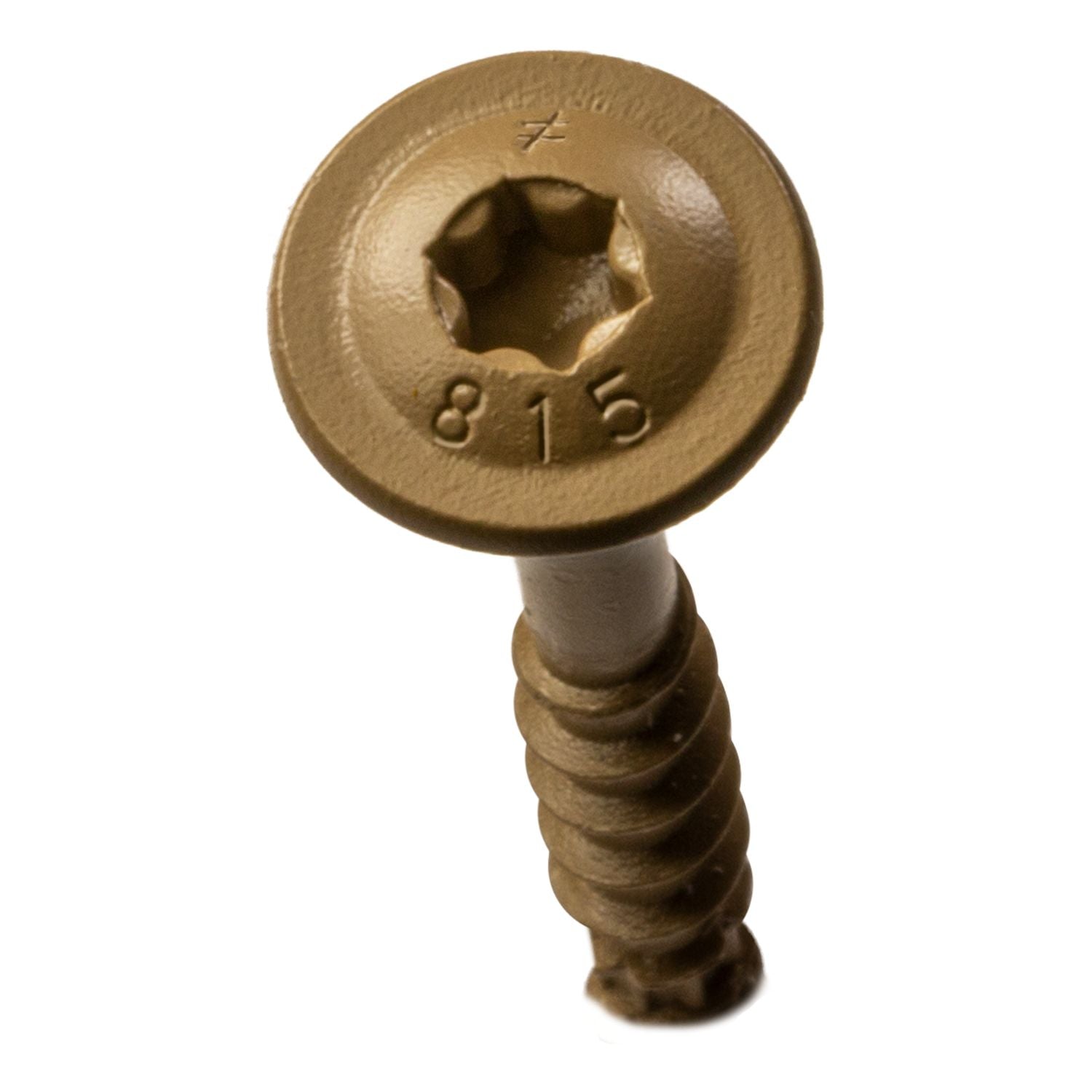 Simpson Strong-Tie CBT08112MB Wafer-Head Construction Screw,  #8 x 1-1/2-in. T20, Quik Guard, Tan, 4000-Pack