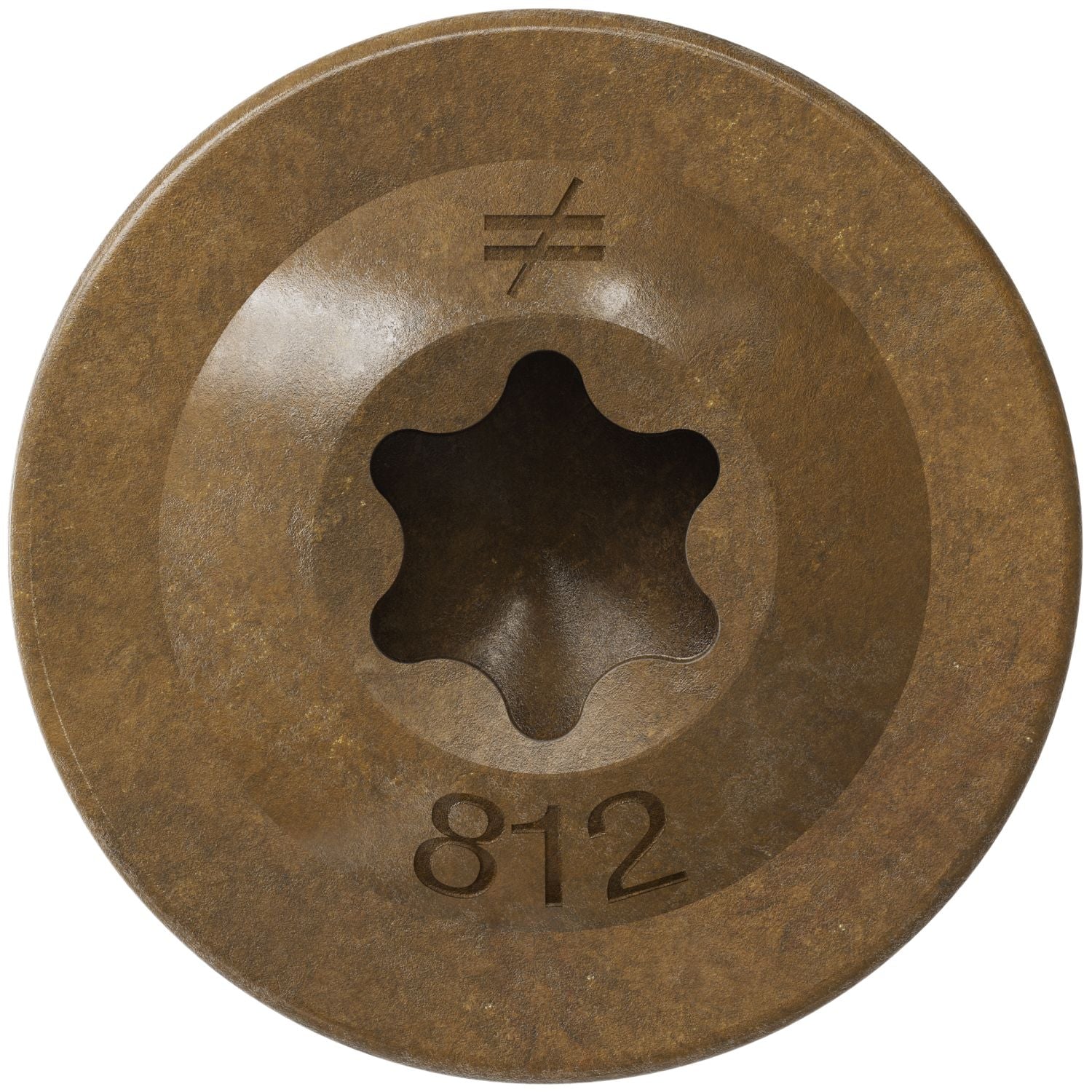 Simpson Strong-Tie CBT08114R100 Wafer-Head Construction Screw,  #8 x 1-1/4-in. T20, Quik Guard, Tan, 100-Pack