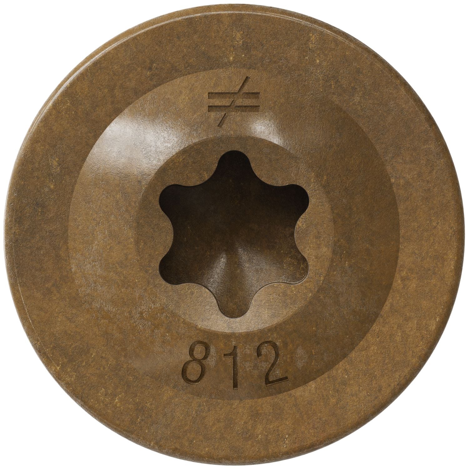 Simpson Strong-Tie CBT08114R300 Wafer-Head Construction Screw,  #8 x 1-1/4-in. T20, Quik Guard, Tan, 300-Pack