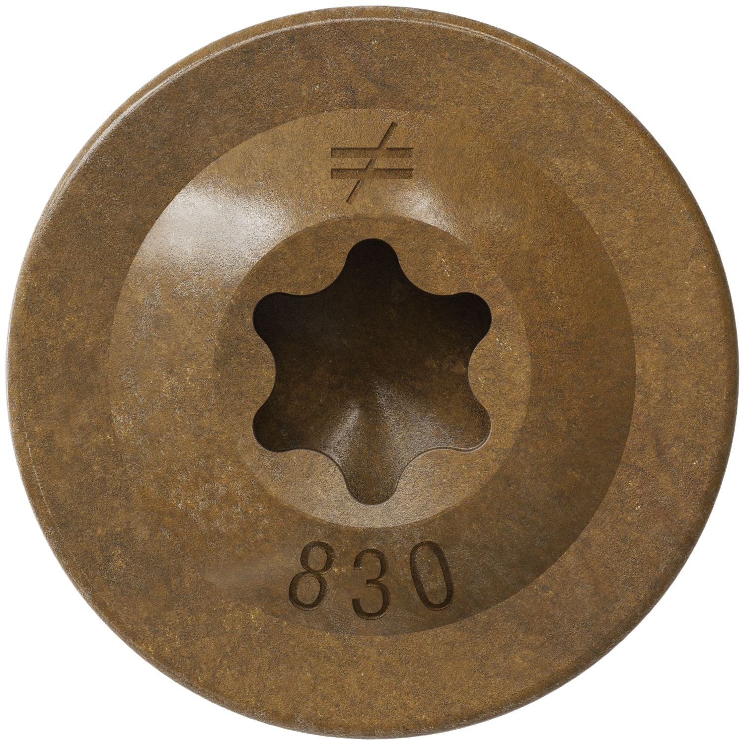 Simpson Strong-Tie CBT08300MB Wafer-Head Construction Screw,  #8 x 3-in. T20, Quik Guard, Tan, 1500-Pack